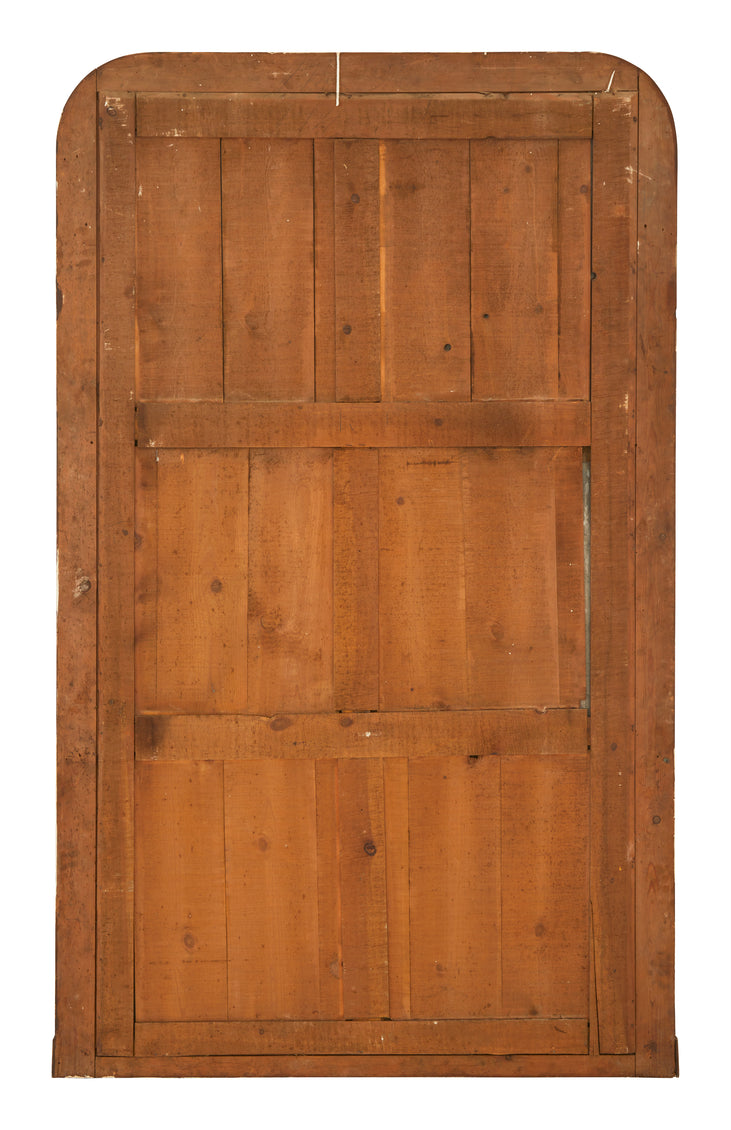 Antique Carved Wood Mirror