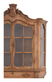 Antique Dutch Serpentine Vitrine