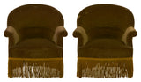 Antique Napoleon III Velvet Chair