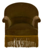Antique Napoleon III Velvet Chair