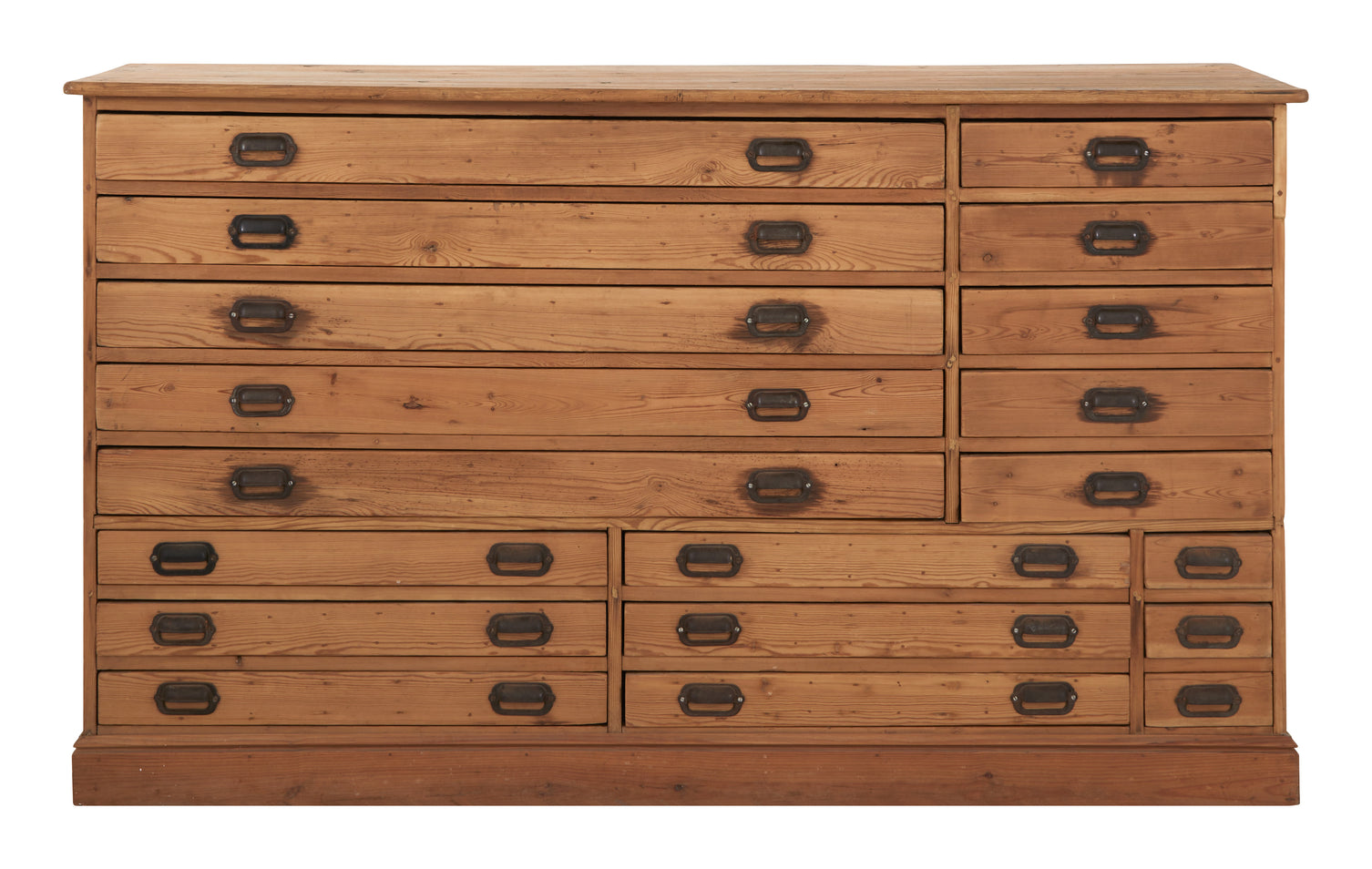 Vintage Wood Flat File