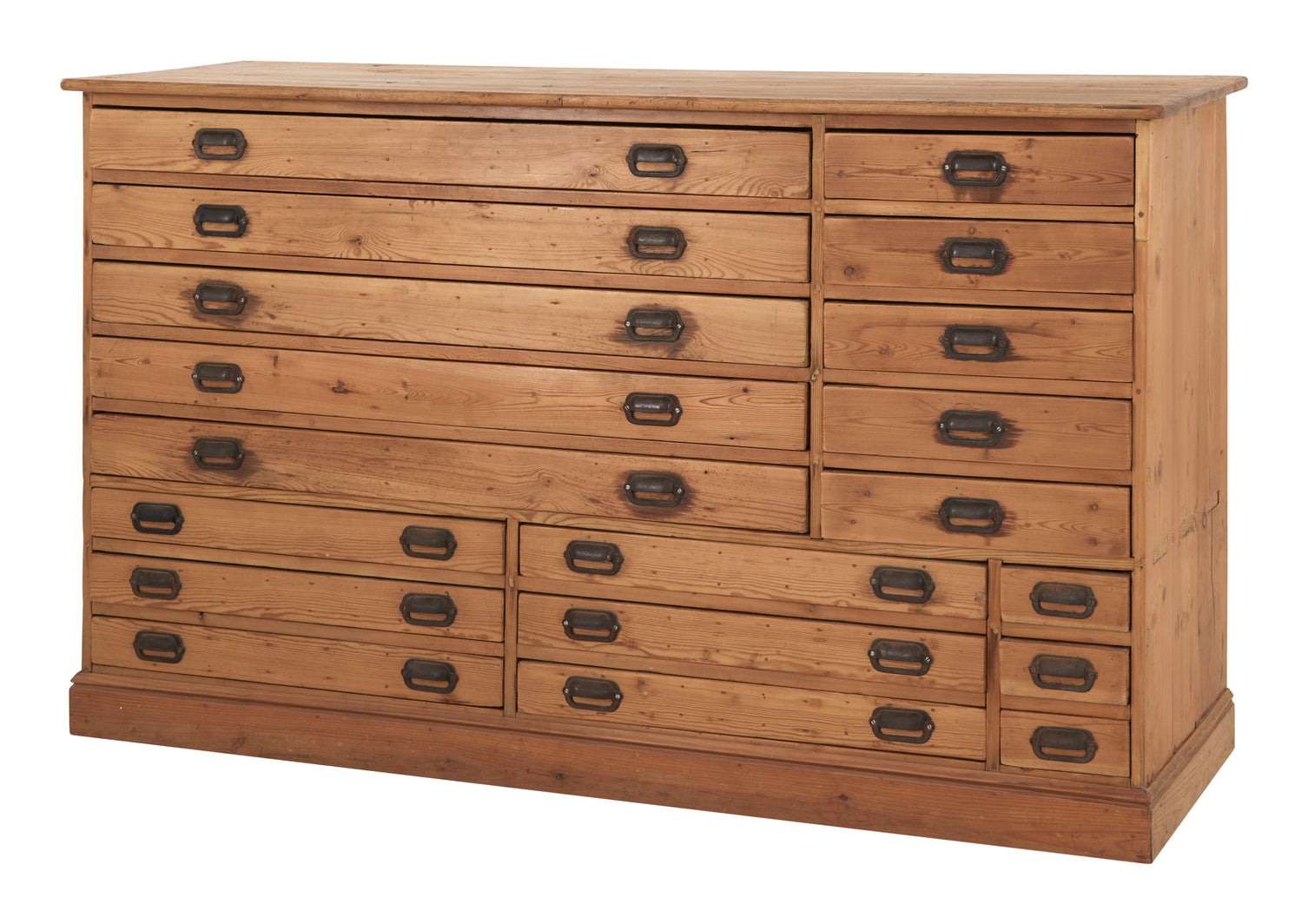 Vintage Wood Flat File