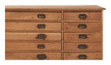Vintage Wood Flat File