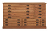 Vintage Wood Flat File