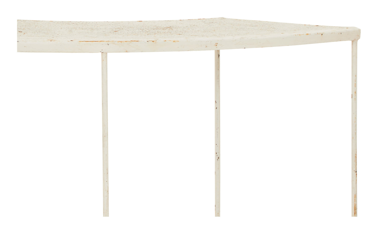 Vintage Curved Metal Table - set of 2