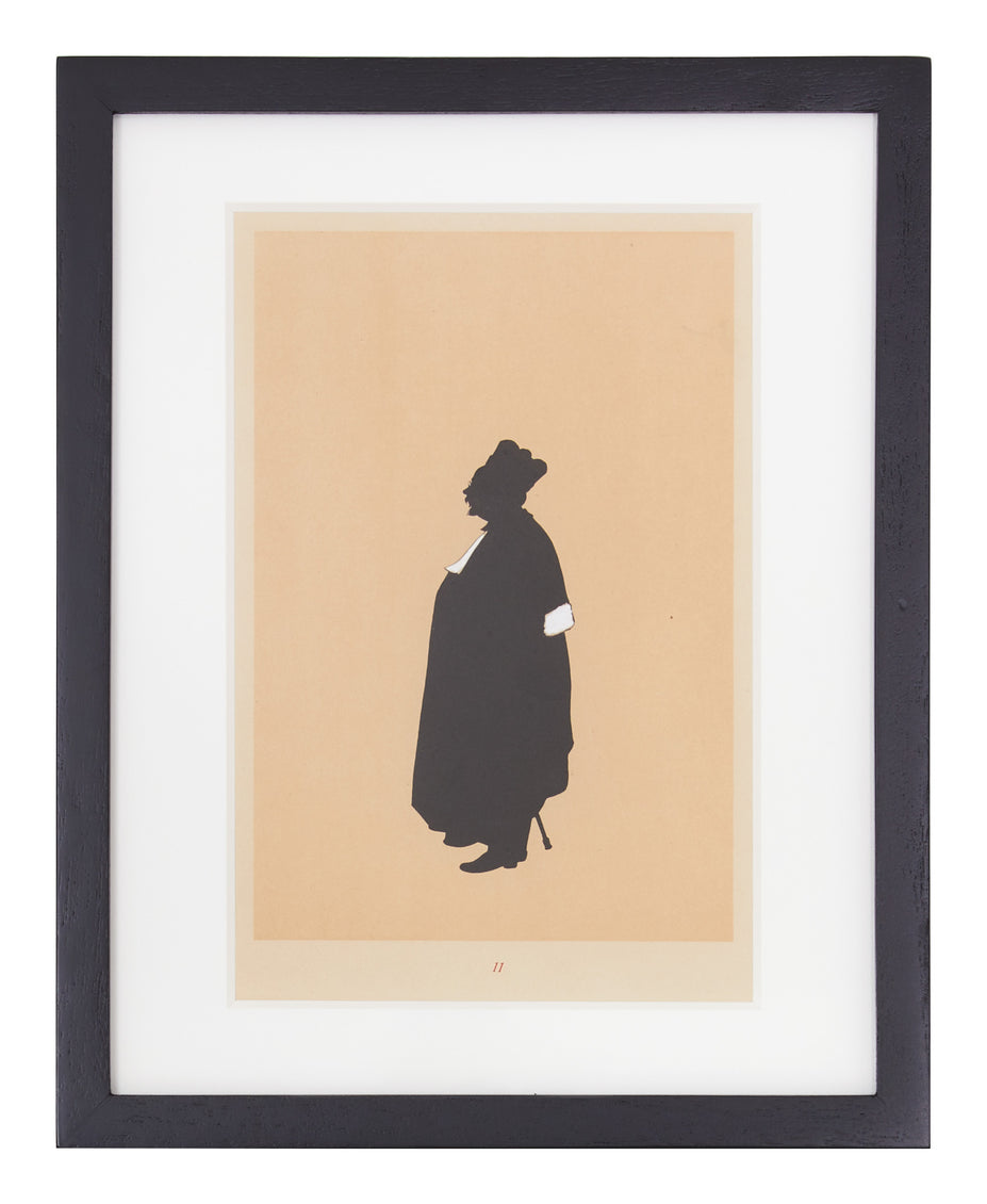 Vintage Avocat Silhouette