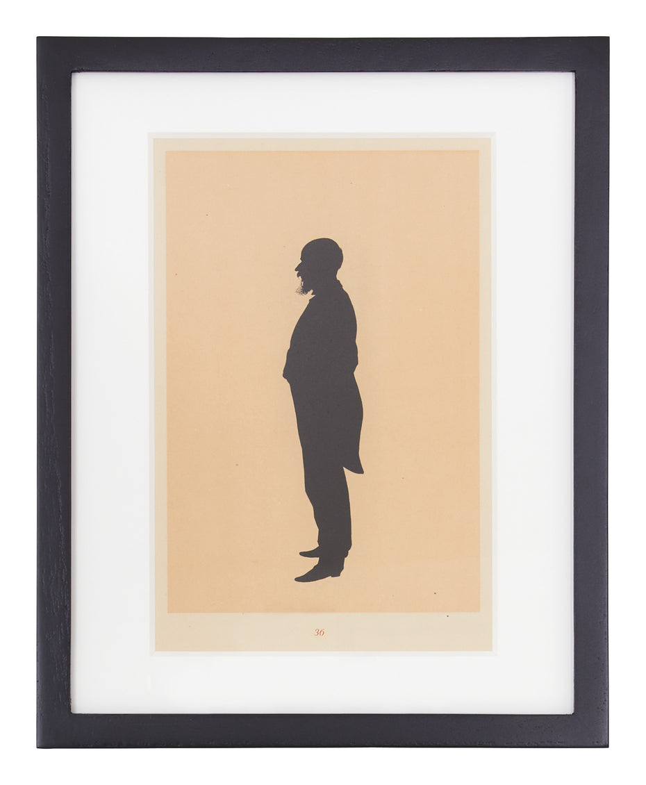Vintage Avocat Silhouette