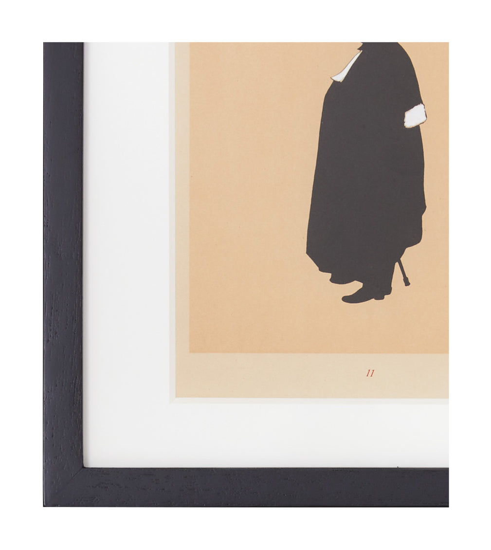 Vintage Avocat Silhouette