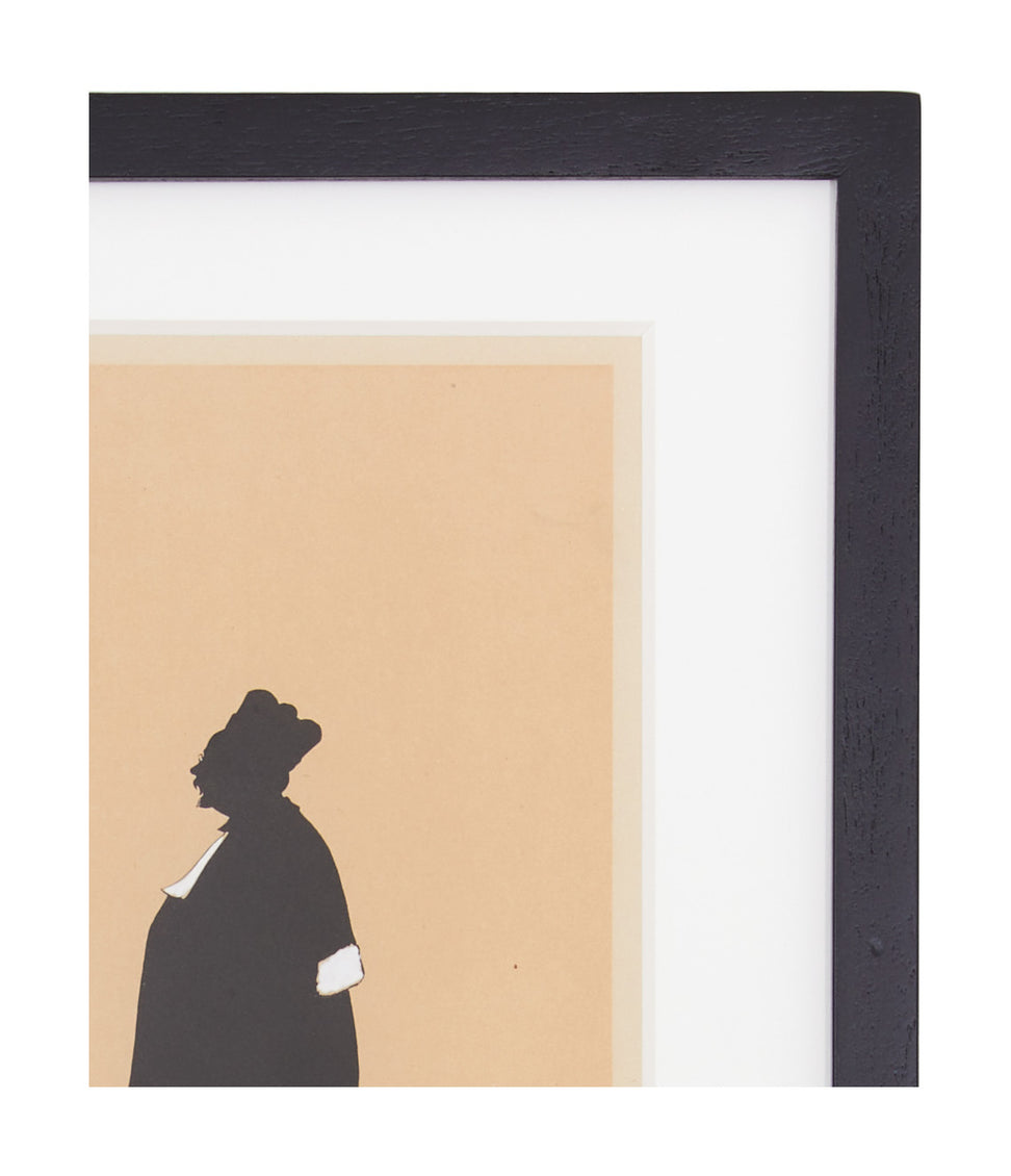 Vintage Avocat Silhouette