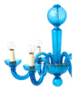 Vintage Blue Murano Chandelier