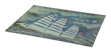 French Sailboat at Night Tray