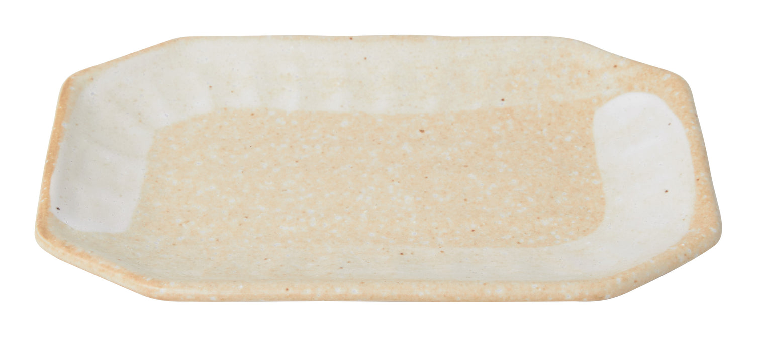 Hachi Plate - Blue & Cream