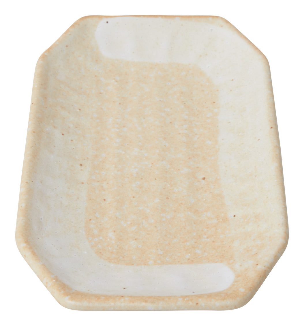 Hachi Plate - Blue & Cream
