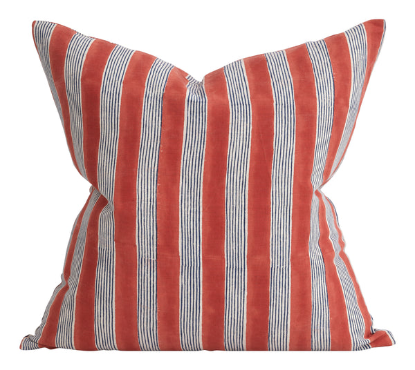 Chopra Scarlett Striped Pillow