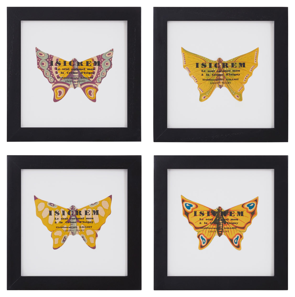 Vintage Yellow Butterfly