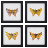 Vintage Yellow Butterfly