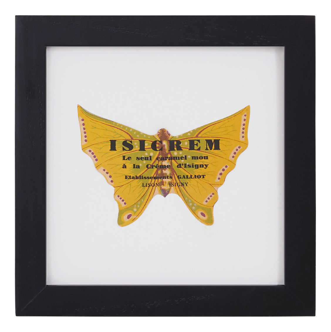 Vintage Yellow Butterfly