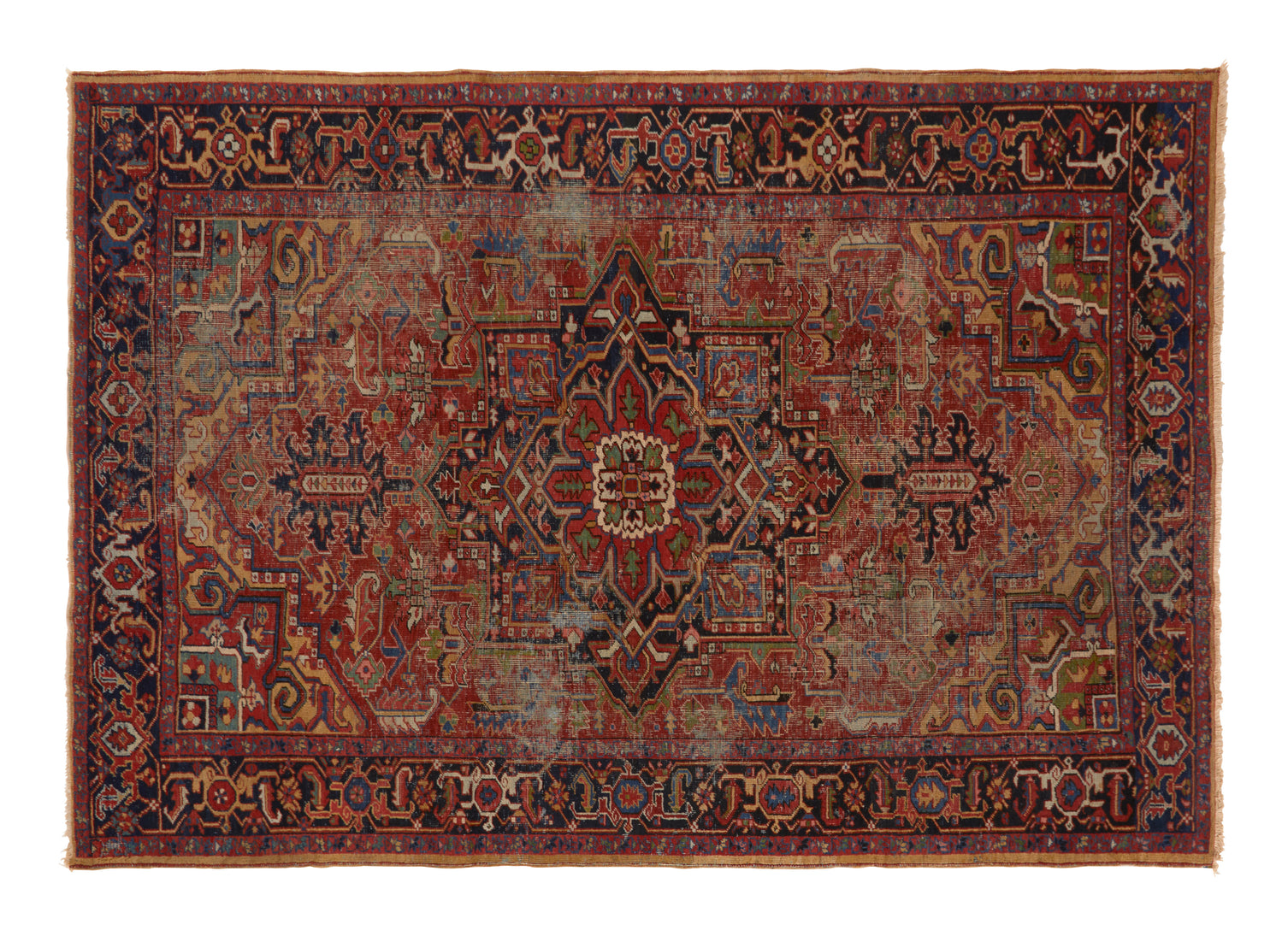 Vintage Heriz Rug - 11'2" x 7'9"