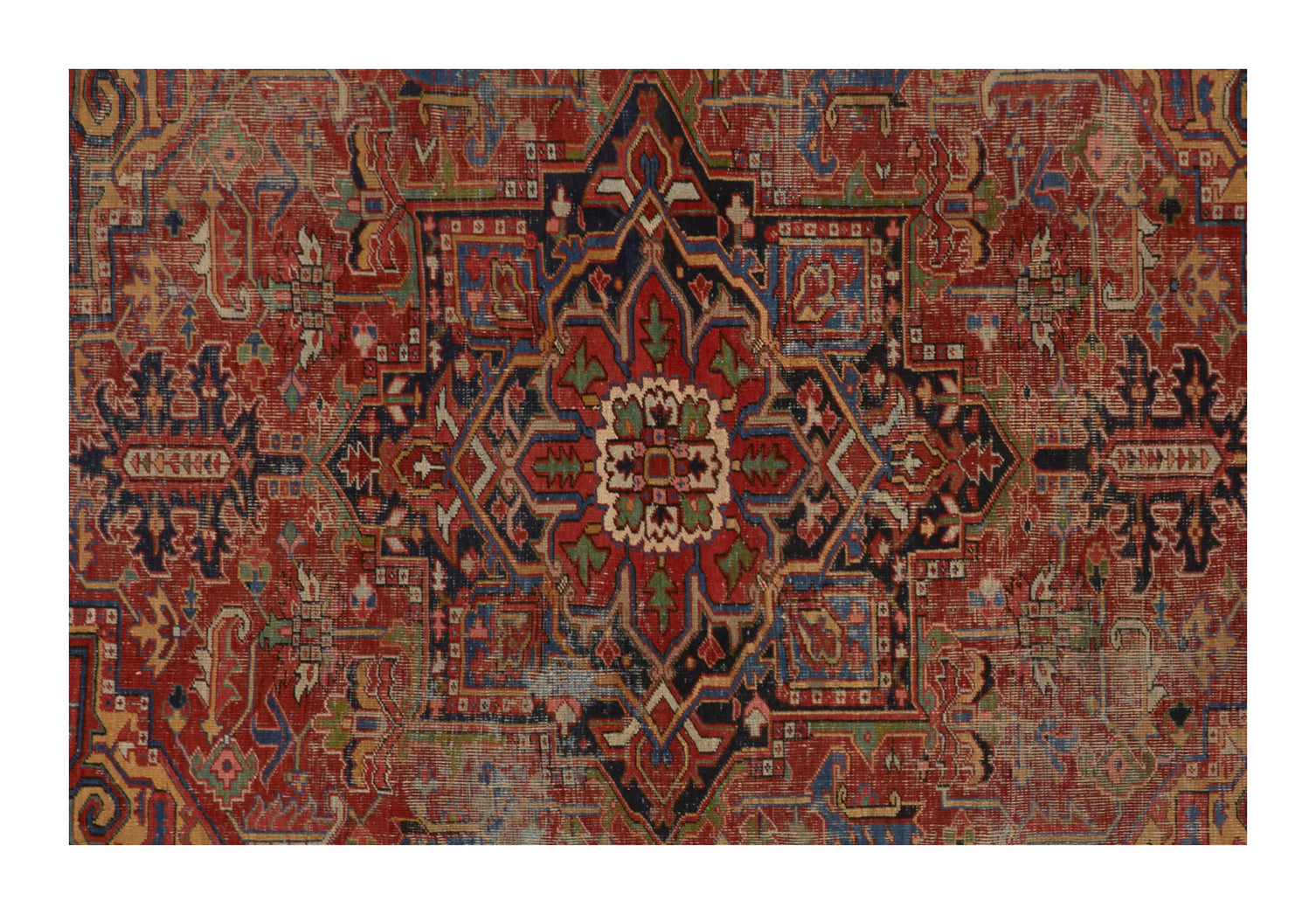 Vintage Heriz Rug - 11'2" x 7'9"