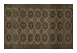 Vintage Afghan Rug - 8'9" x 6'9"