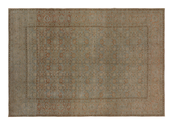 Vintage Tabriz Rug - 9'9 x 6'9