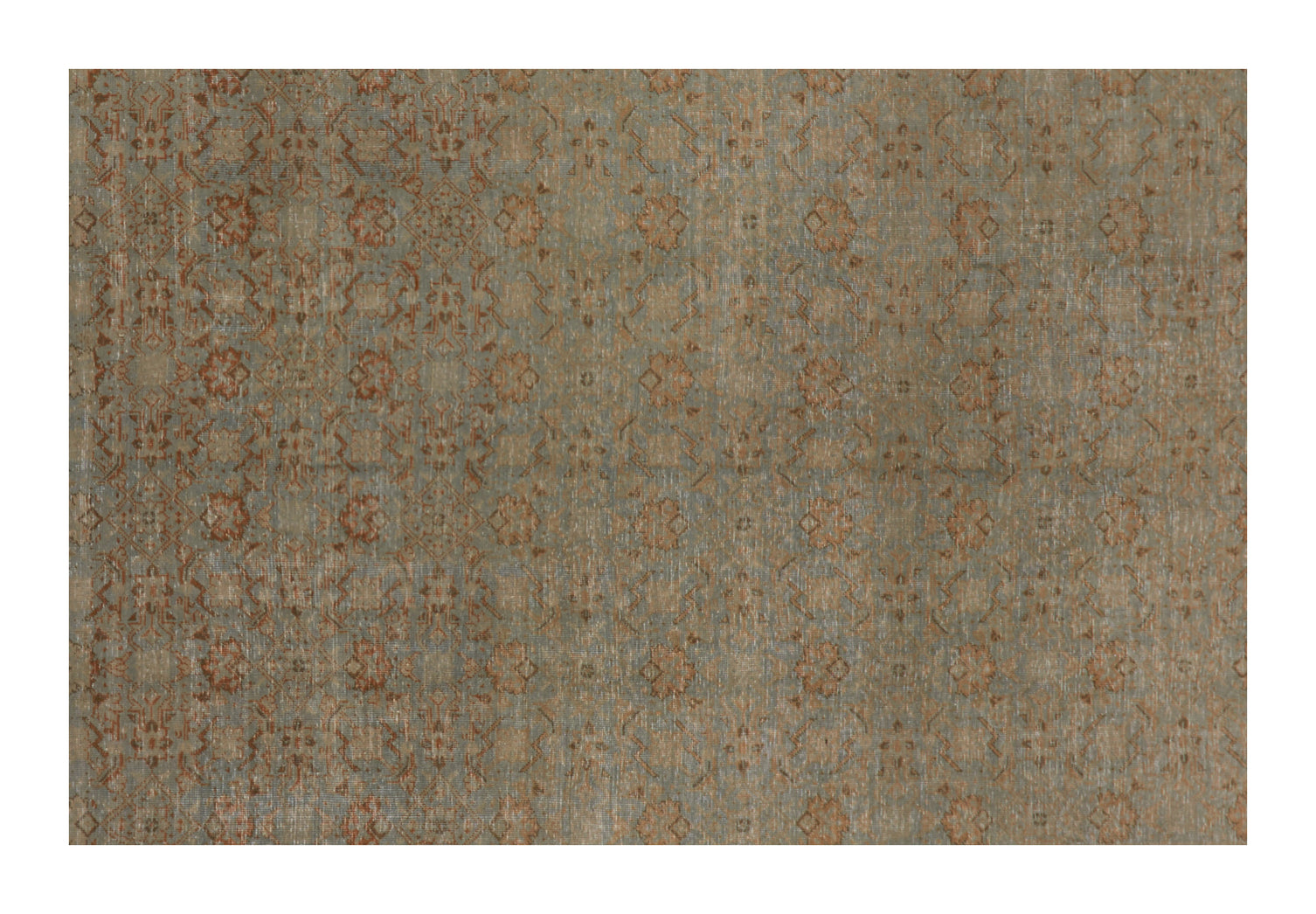 Vintage Tabriz Rug - 9'9 x 6'9