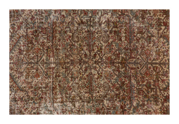 Vintage Heriz Rug - 8'8" x 6'9"