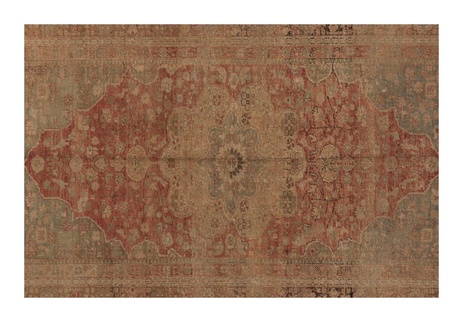 Vintage Oushak Rug - 8'10" X 5'9