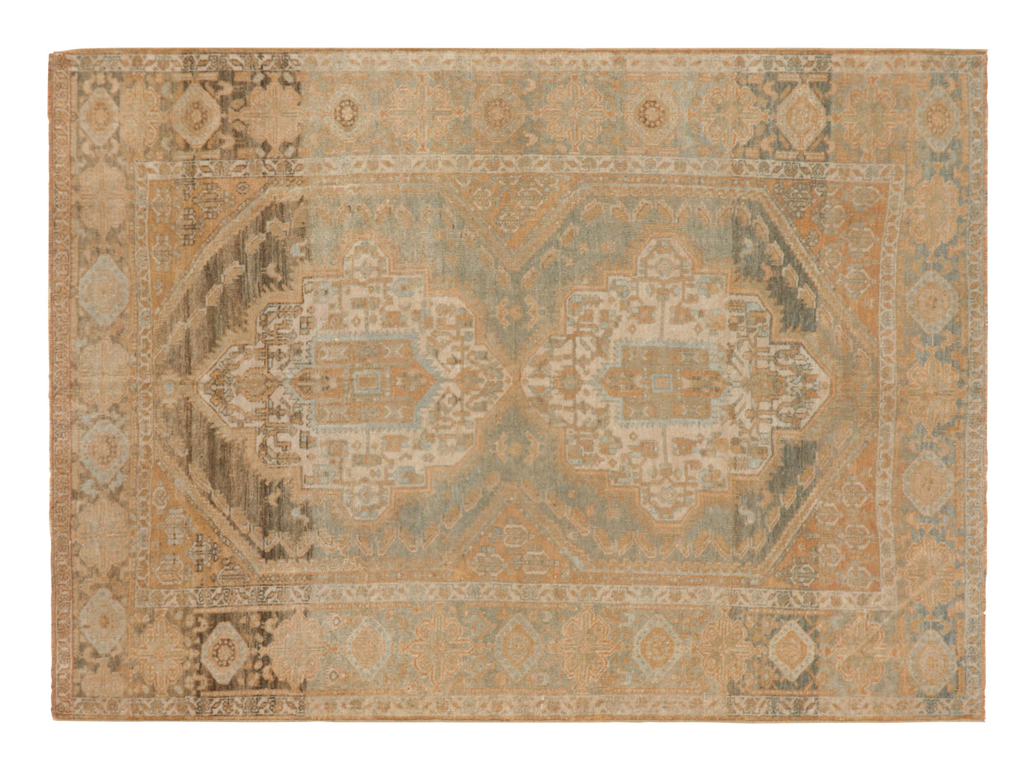 Vintage Afshar Rug - 7' x 5'