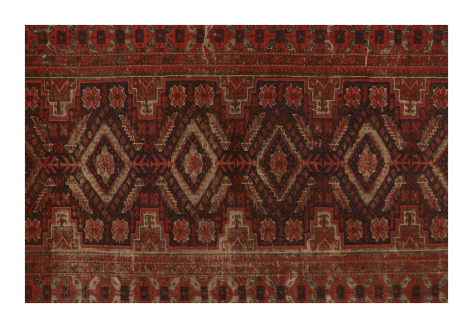 Vintage Belouch Rug - 5'6 x 2'10