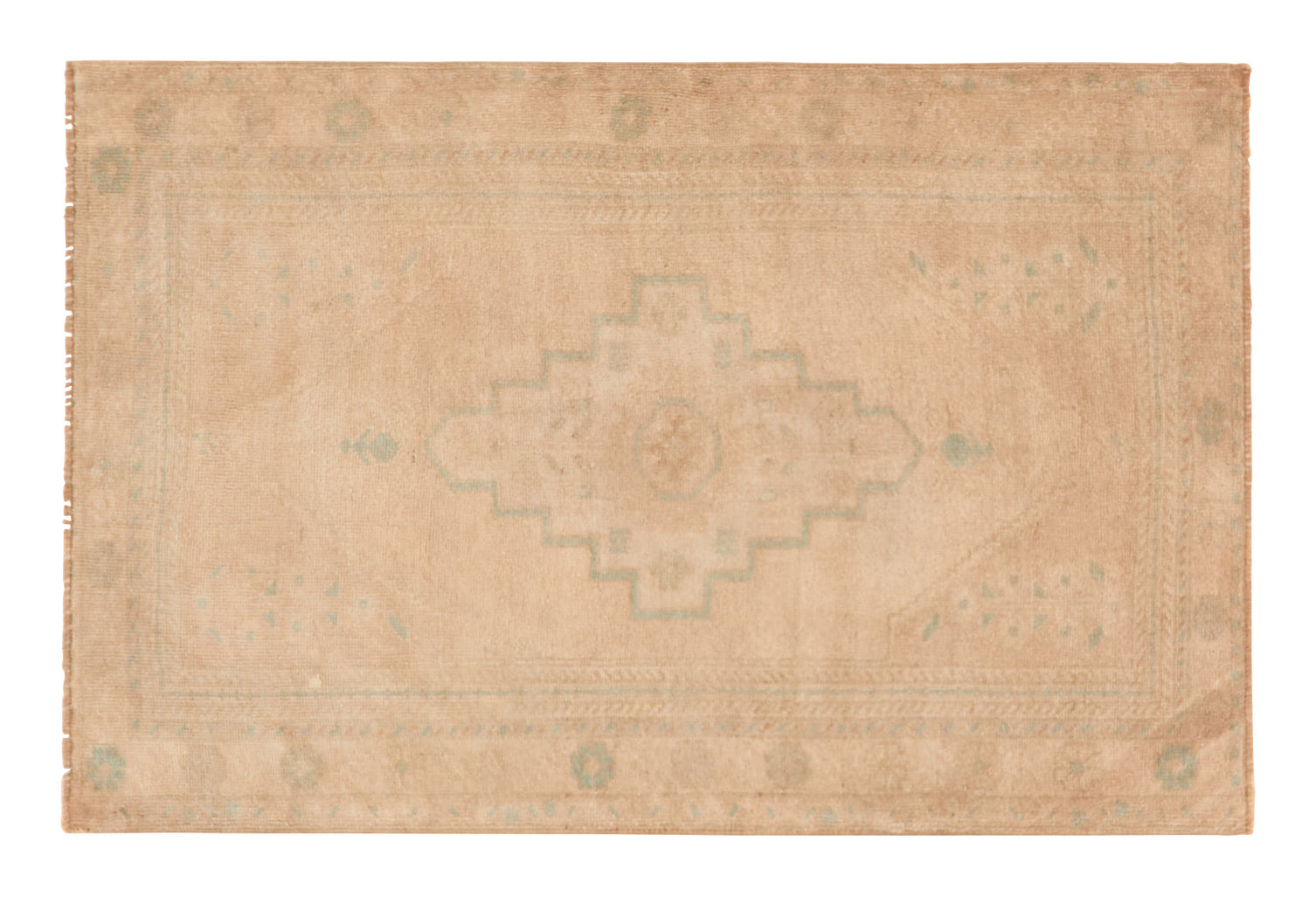 Vintage Oushak Rug - 4'5 x 2'10