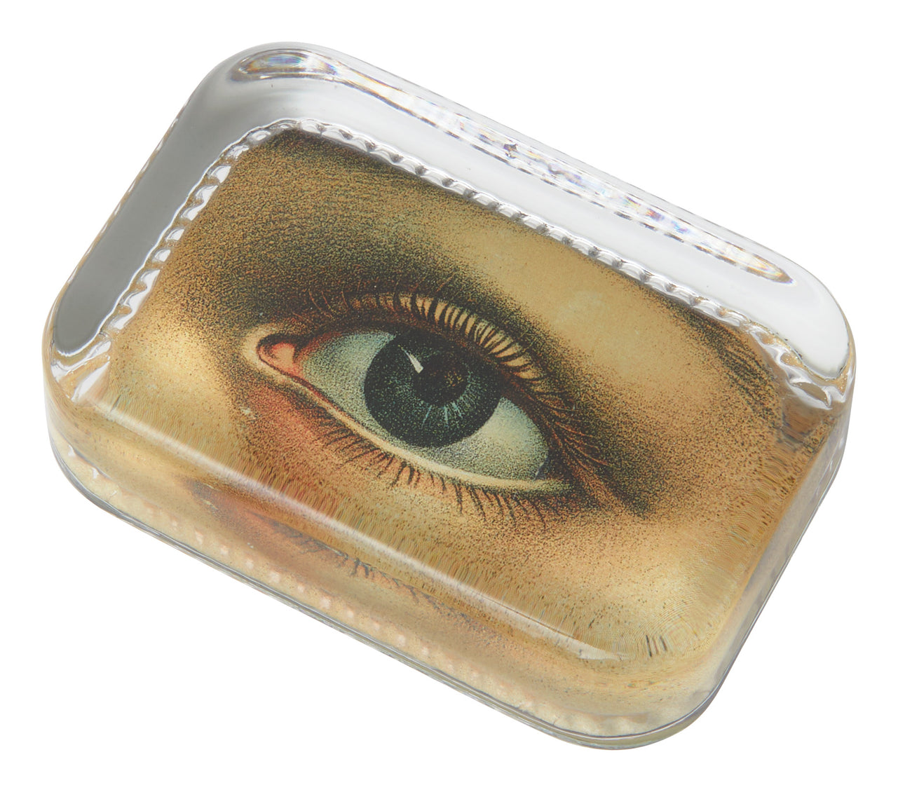 Dotted Edge Left Eye Paperweight