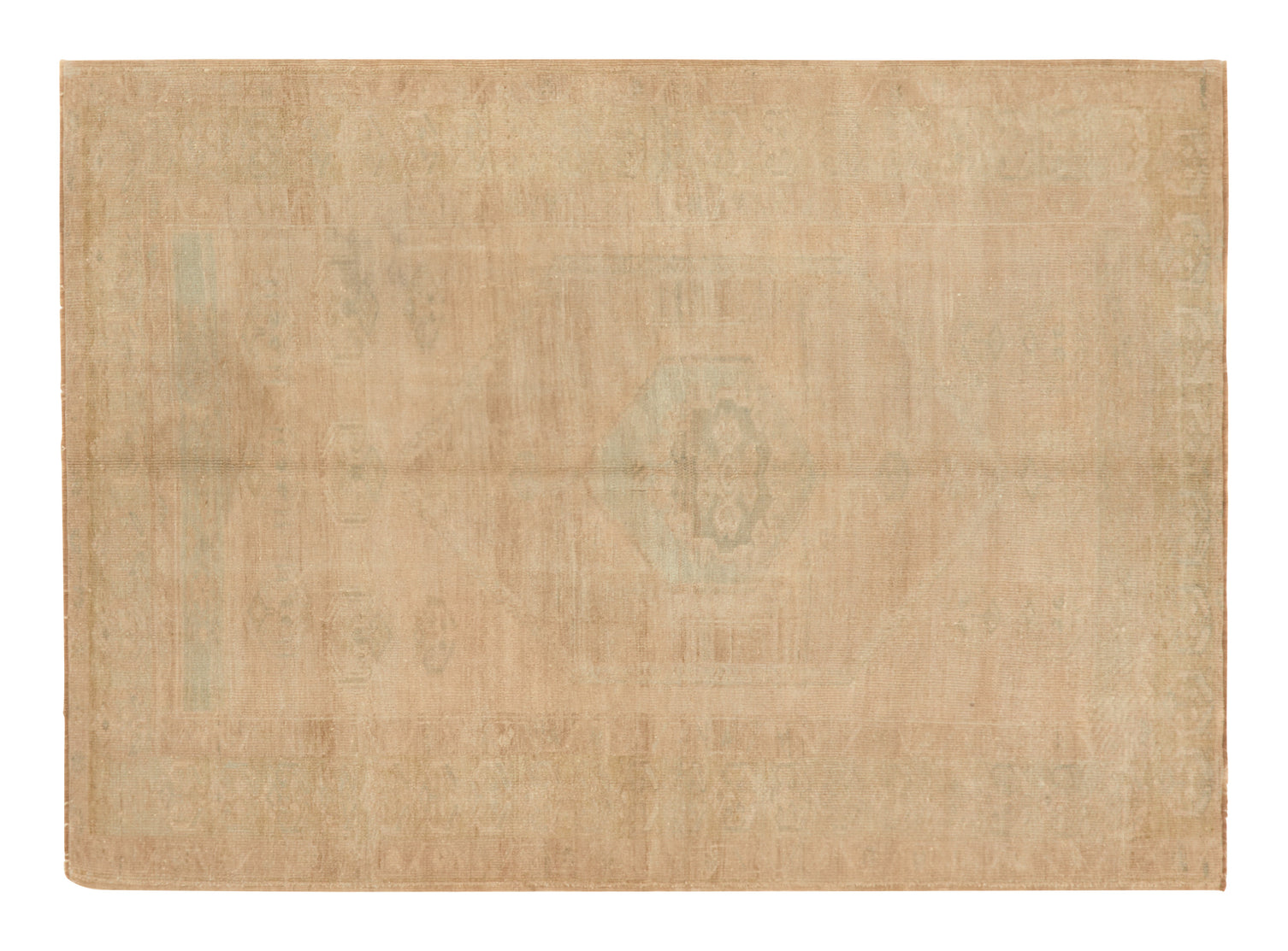 Vintage Oushak Rug - 6'10 x 5'