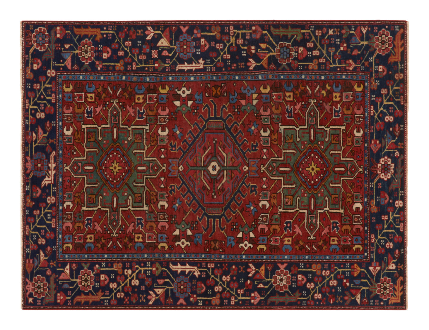 Vintage Karaje Rug - 6'2 x 4'7