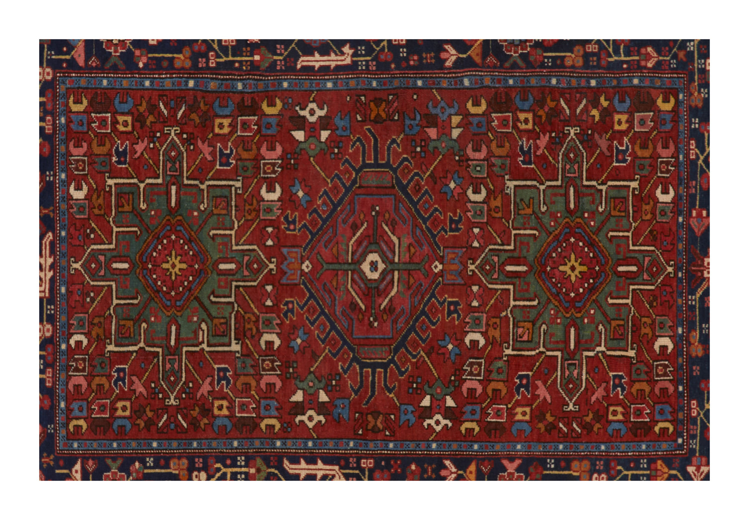 Vintage Karaje Rug - 6'2 x 4'7