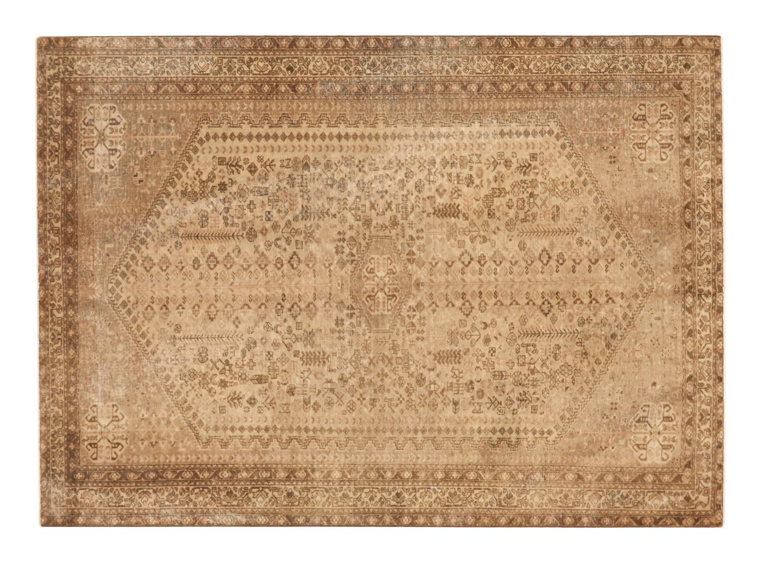 Vintage Abadeh Rug - 6'8 x 4'9