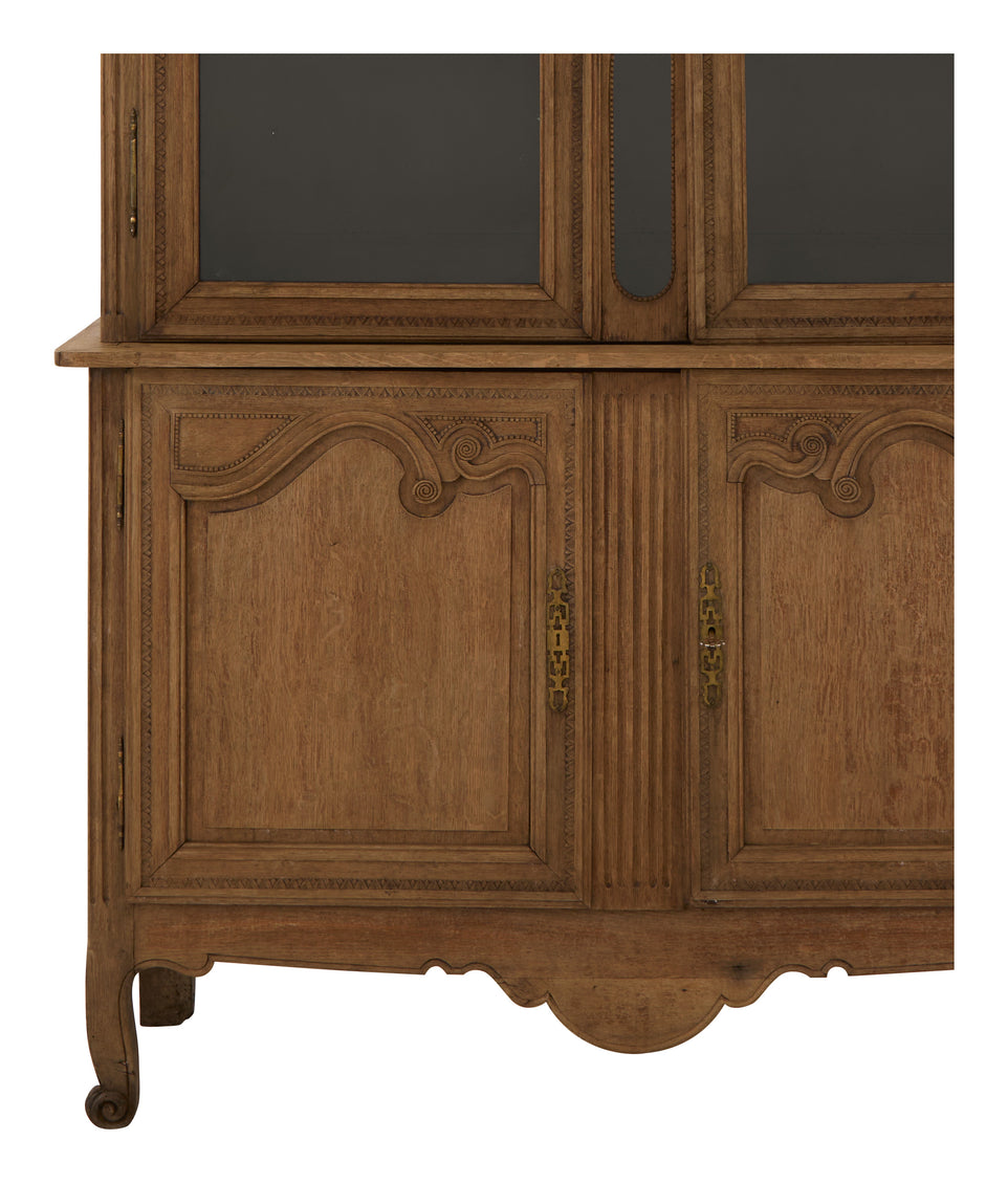 Antique Carved Breakfront