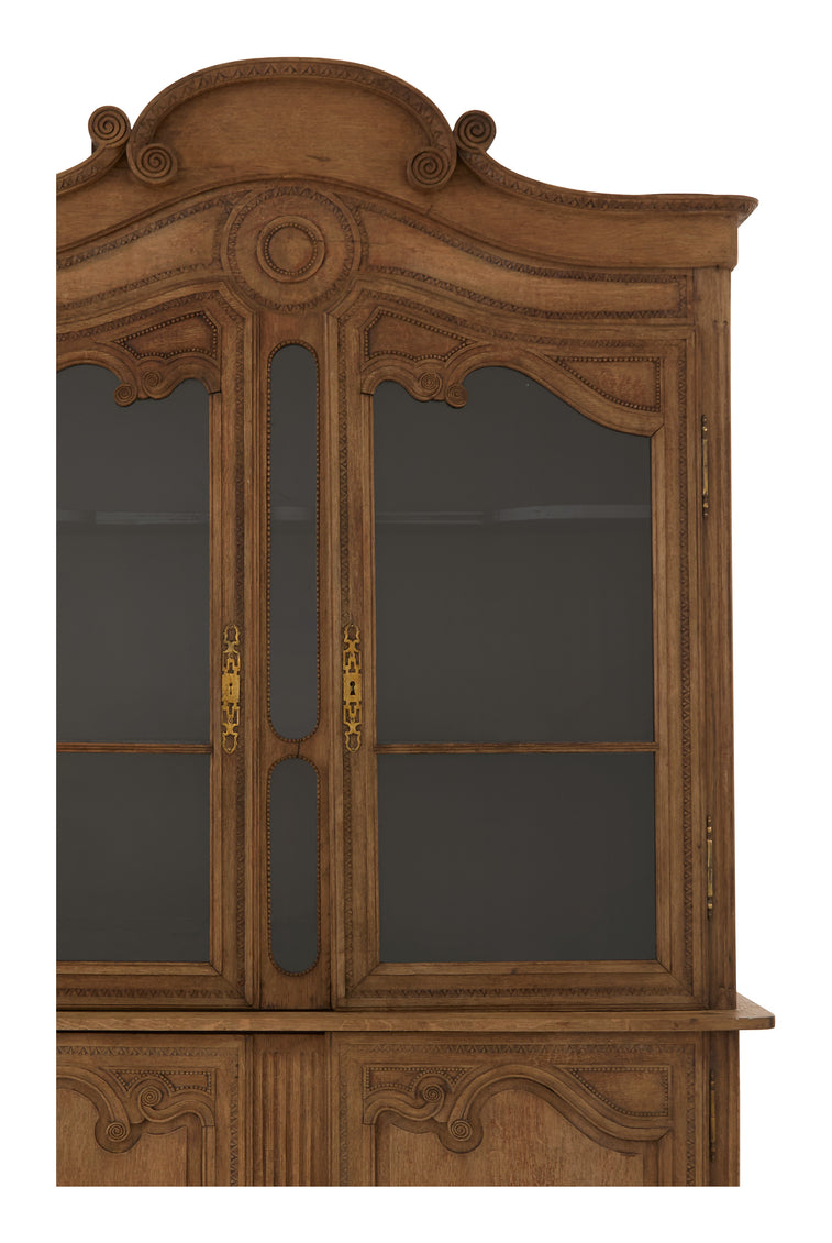 Antique Carved Breakfront