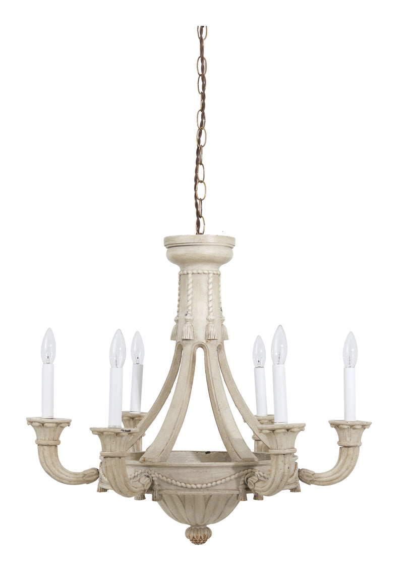 Vintage Wood Chandelier