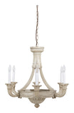 Vintage Wood Chandelier