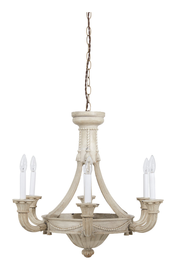 Vintage Wood Chandelier