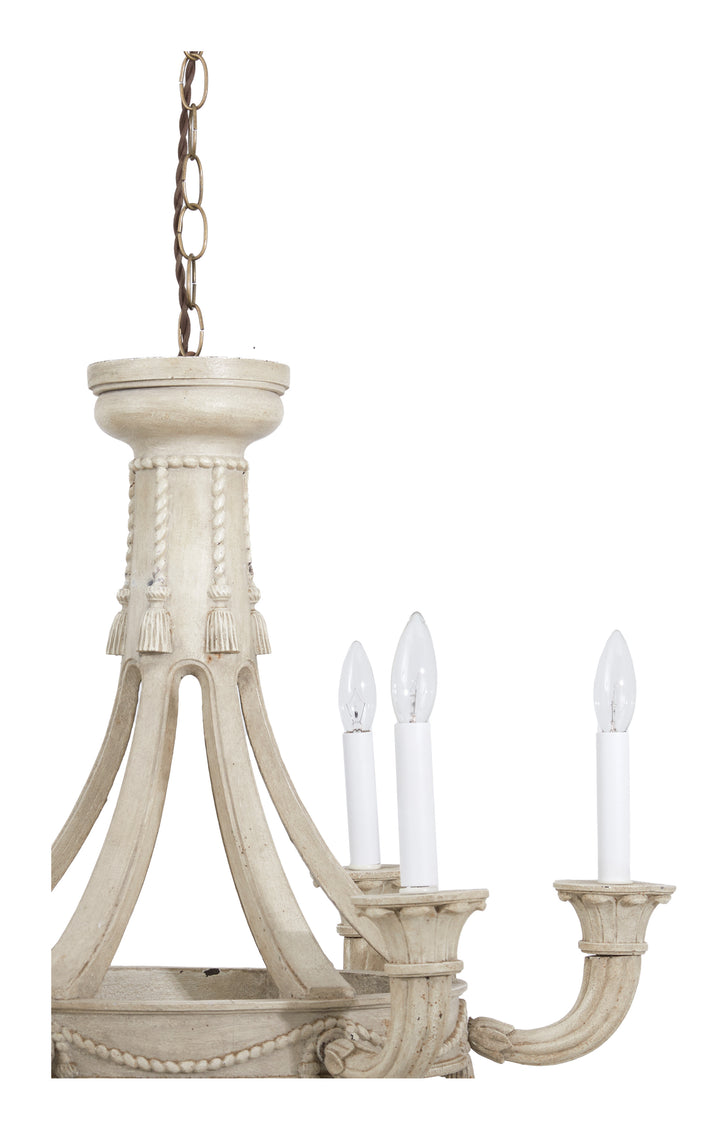 Vintage Wood Chandelier