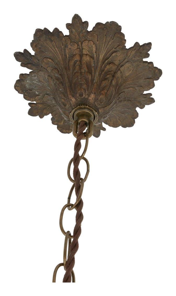 Vintage Wood Chandelier