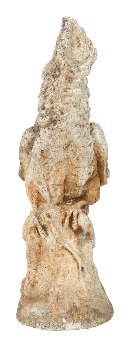 Vintage Stone Parrot Statue II