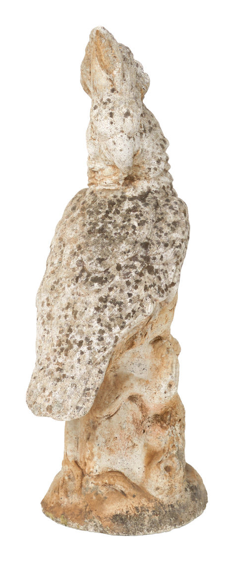 Vintage Stone Parrot Statue II