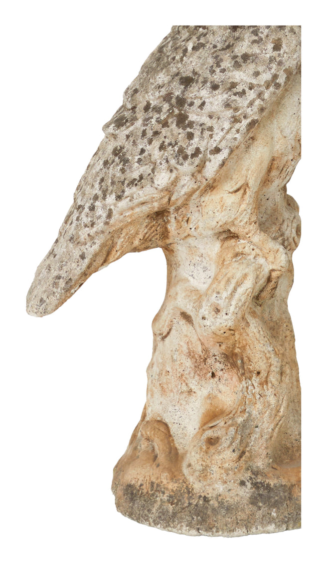 Vintage Stone Parrot Statue II