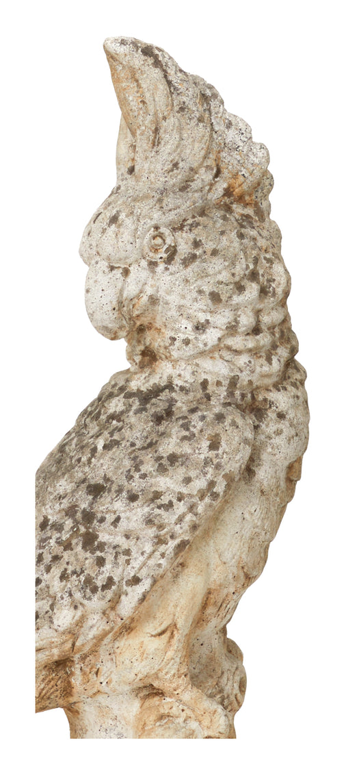 Vintage Stone Parrot Statue II