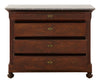 Antique Louis Philippe Marble Top Commode