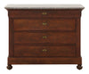 Antique Louis Philippe Marble Top Commode