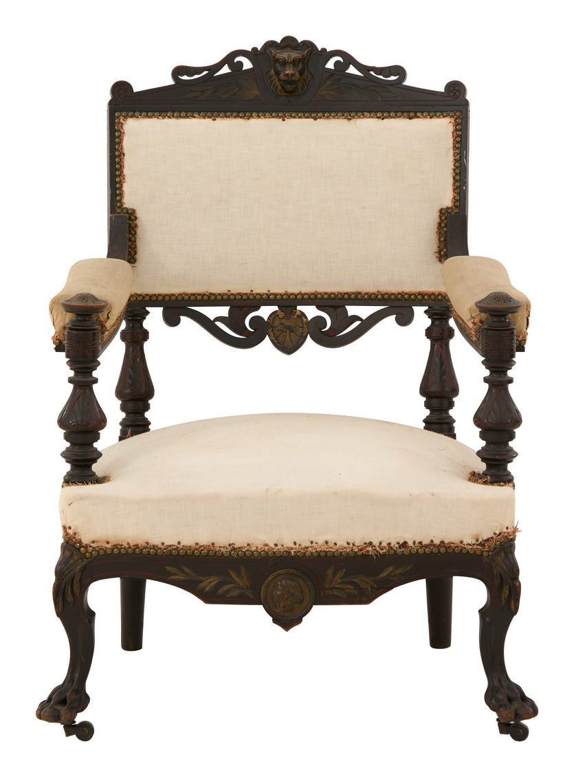 Antique Napoleon III Armchair